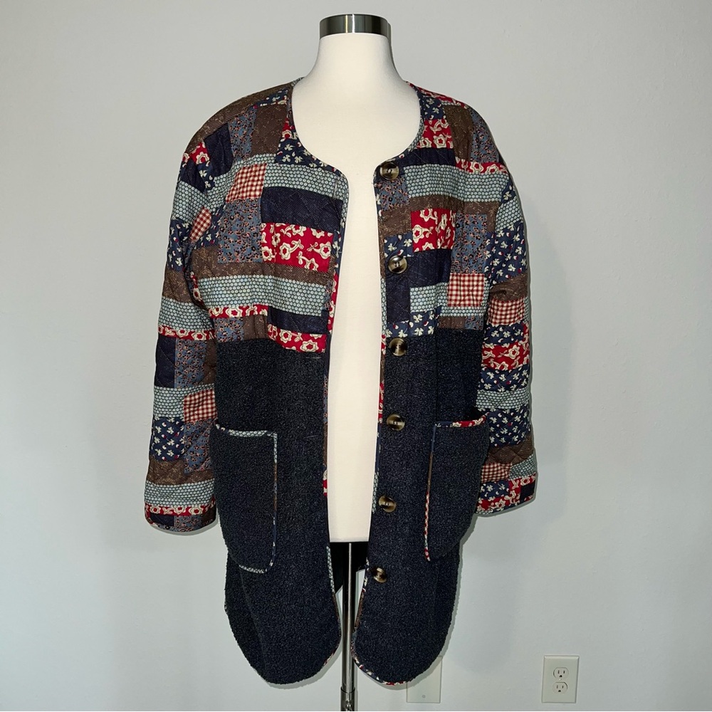 Patch Work Jacket/Cardigan - image 1
